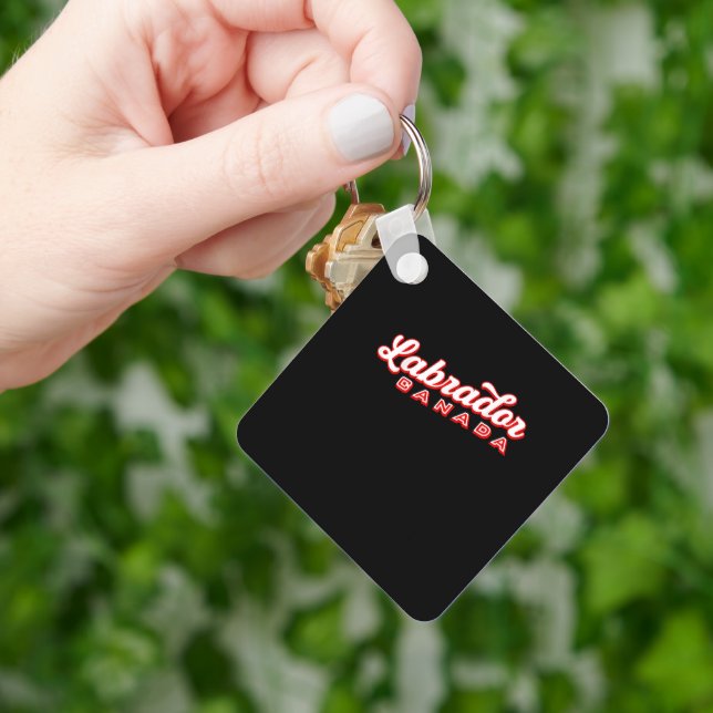 Labrador Canada Dog Lover Keychain (Hand)