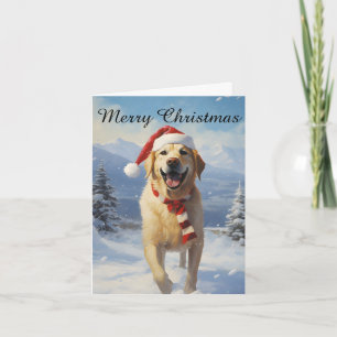 Labrador Christmas Card
