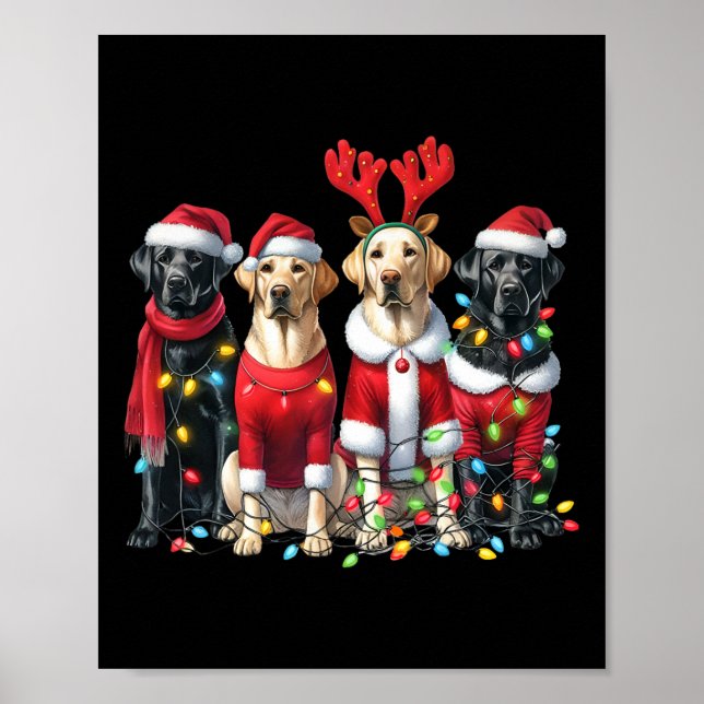 Labrador Christmas  Poster (Front)