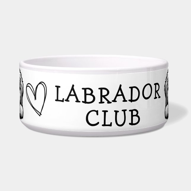 Labrador Club Black and White Theme (Front)
