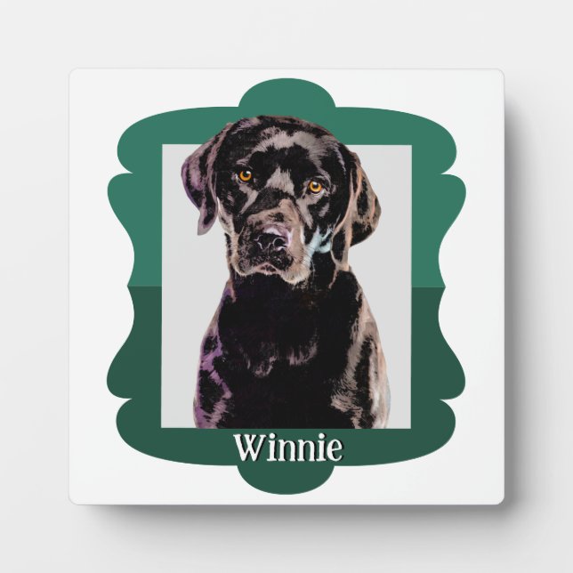 Labrador customized pattern photo frame (Front)
