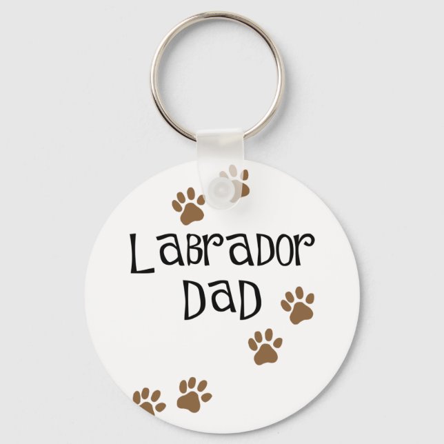 Labrador Dad Keychain (Front)
