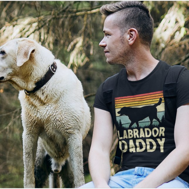 Labrador Daddy  – Funny Dog Dad Gift Tri-Blend Shirt (Creator Uploaded)