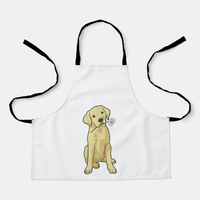 Labrador Daisy Apron (Front)