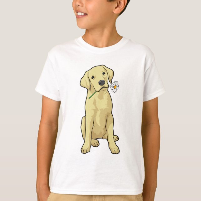 Labrador Daisy T-Shirt (Front)