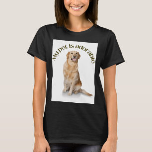Labrador Dog Adorable Labrador Dog Pet Dog My Pet T-Shirt