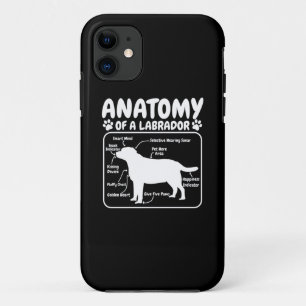 Labrador Dog Anatomy iPhone 11 Case