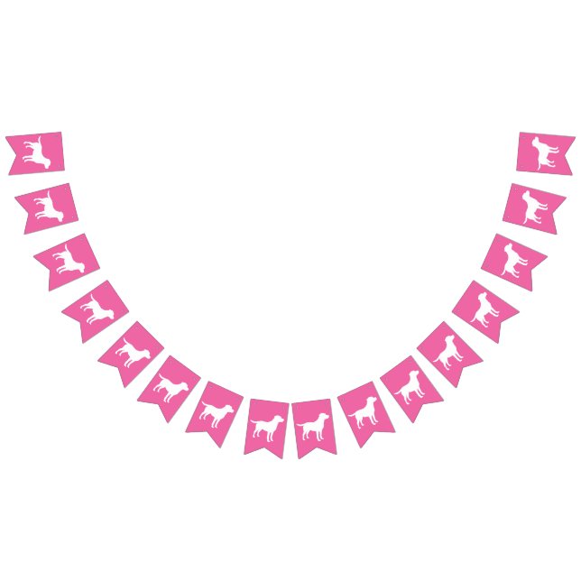 Labrador Dog Baby Shower Bunting Flags (All)