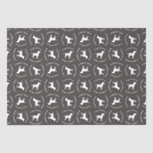 Labrador Dog Baby Shower Lab Grey Gender Neutral Tissue Paper