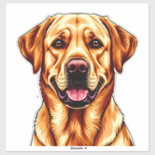 Labrador Dog Charming Illustration 