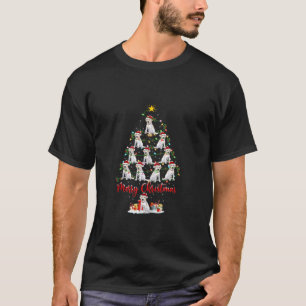 Labrador Dog Christmas Tree Lights Funny Labrador  T-Shirt