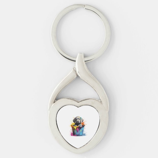 Labrador Dog Dog Breed for a Labrador Lovers Keychain (Front)