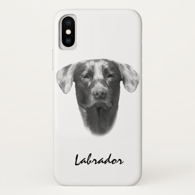 Labrador Dog elegant Case-Mate iPhone Case (Back)