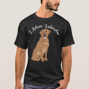 Labrador Dog J Adore Labrador T-Shirt