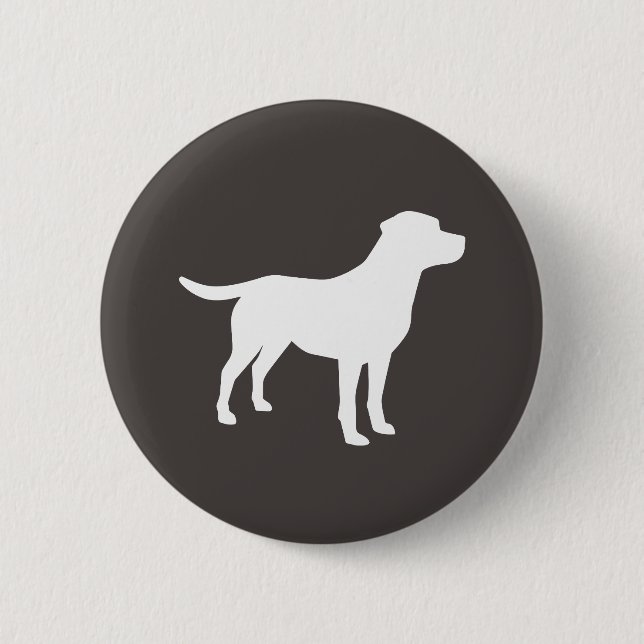 Labrador Dog Theme Baby Shower Gender Neutral 2 Inch Round Button (Front)