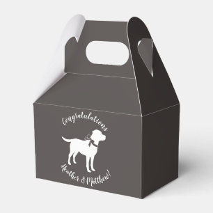 Labrador Dog Theme Baby Shower Gender Neutral Favor Box