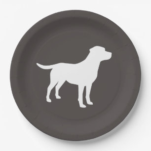 Labrador Dog Theme Baby Shower Gender Neutral Paper Plate