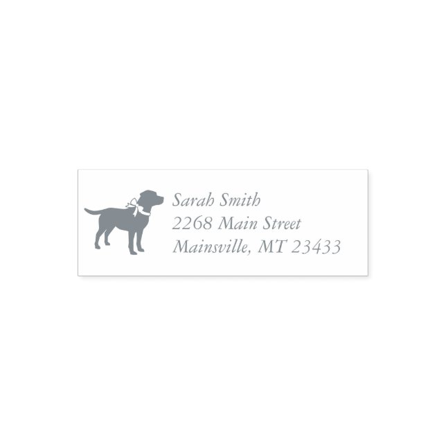 Labrador Dog Theme Baby Shower Gender Neutral Self-inking Stamp (Design)