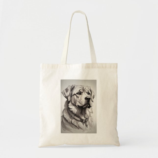 Labrador Dog Tote Bag (Front)