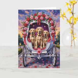 Labrador Dog Valentine's Day  Card