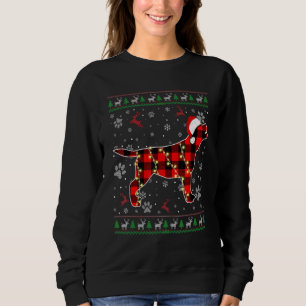 Labrador Dog Xmas Santa Hat Ugly Christmas Sweater