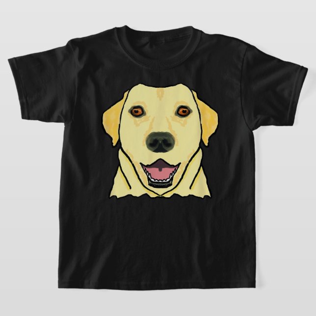 Labrador Face Dog Lover T-Shirt (Laydown)