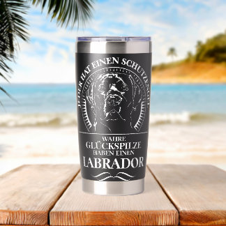 Labrador Guardian Angel Dog Labbi Dog Saying Insulated Tumbler
