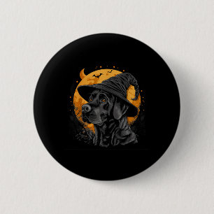 Labrador Halloween Funny Cute Dog Black Lab Mom 2 Inch Round Button