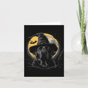Labrador Halloween Funny Cute Dog Black Lab Mom Card