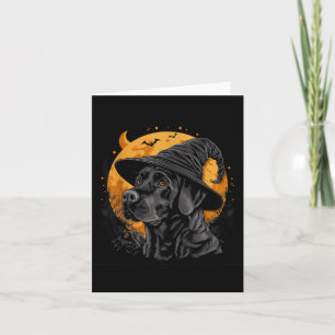 Labrador Halloween Funny Cute Dog Black Lab Mom Card