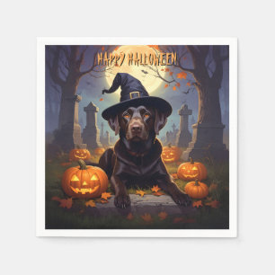 Labrador Halloween Napkin
