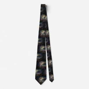 Labrador Halloween Scary Tie