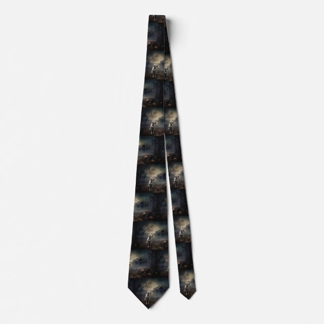 Labrador Halloween Scary Tie (Front)