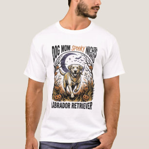 Labrador Halloween Shirt Vintage Dog Mom Graphic_1