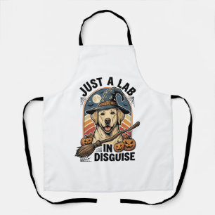 Labrador Halloween Shirt Vintage Witch Dog Costume Apron
