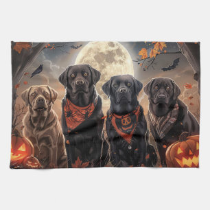 Labrador Halloween Spooky Kitchen Towel