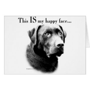 Labrador Happy Face