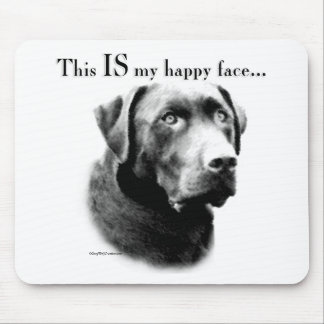 Labrador Happy Face Mouse Pad