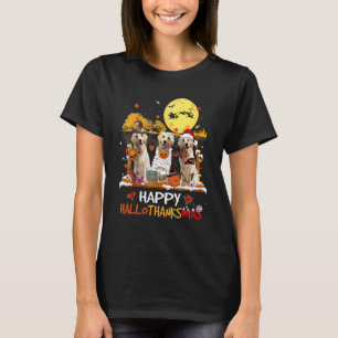 Labrador Happy Hallothanksmas Halloween Thanksgivi T-Shirt