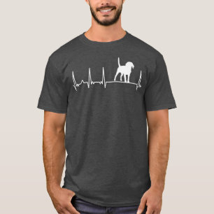 Labrador heartbeat Ekg dog owner dogs dog walk Pre T-Shirt