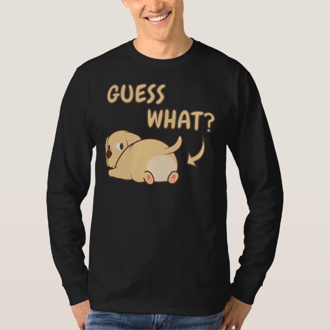 Labrador Lab Dog Butt Owner Idea Comic T-Shirt (Front)