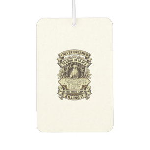 Labrador Lady Dog Crown Shield_1 Air Freshener