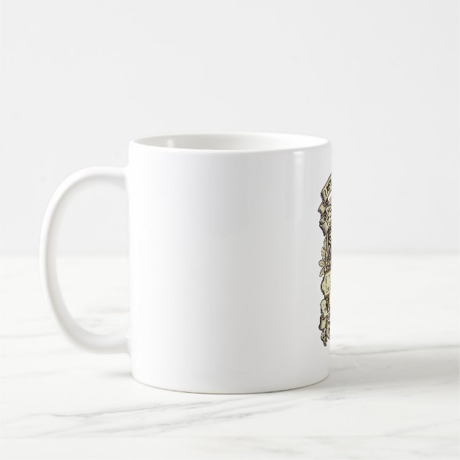 Labrador Lady Dog Crown Shield_1 Coffee Mug (Left)
