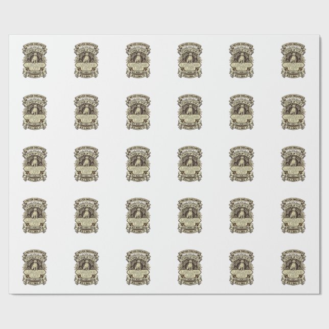 Labrador Lady Dog Crown Shield_1 Wrapping Paper (Flat)