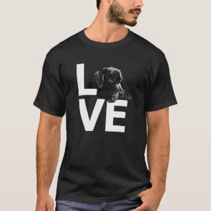 Labrador Love Retriever Dog Black Lab Mom Mother D T-Shirt