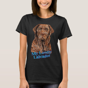 Labrador Lovely Chocolatey Dog T-Shirt