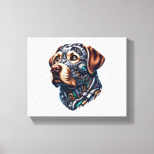 Labrador Lover Android Inspired Art Canvas Print