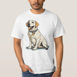 Labrador Lovers: Cute & Funny Black masterpiece ar T-Shirt