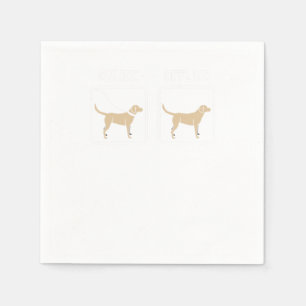 Labrador Mama I Love Animals Gift Napkin