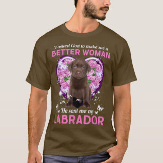 Labrador Mama Mom Dog Lover Owner Happy Mother's D T-Shirt